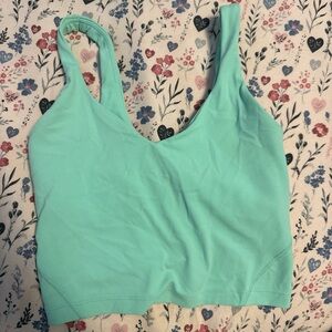 Lululemon teal/green align tank